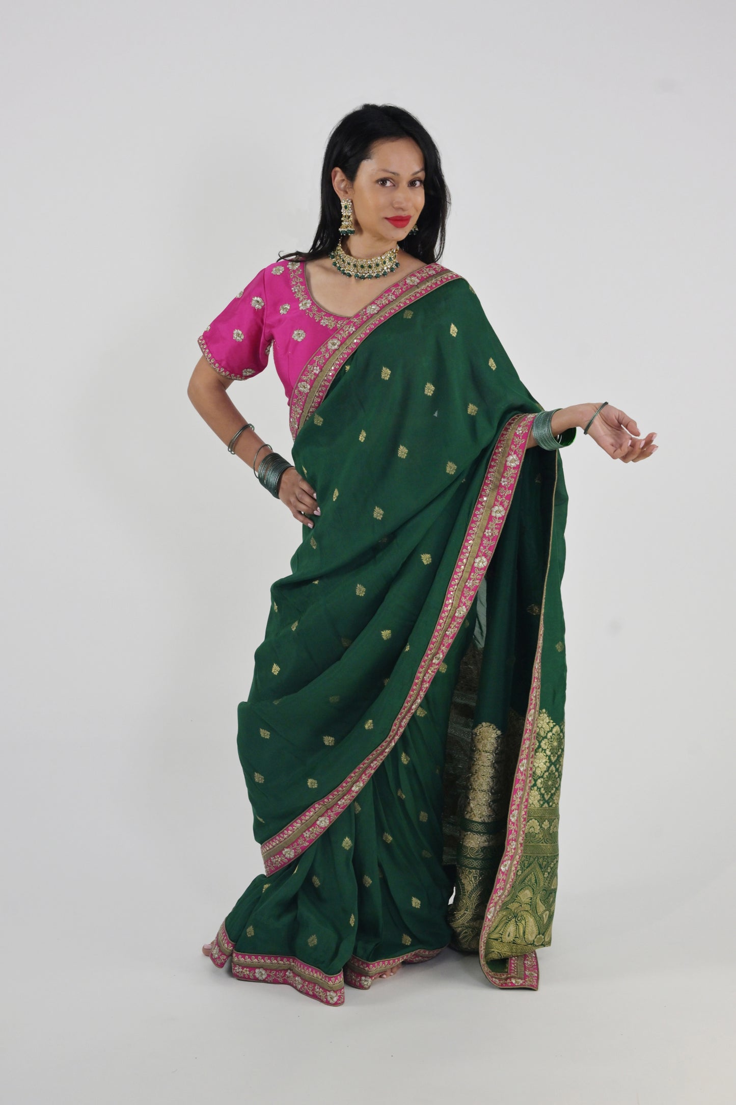 Forest Empress with Blush Blouse