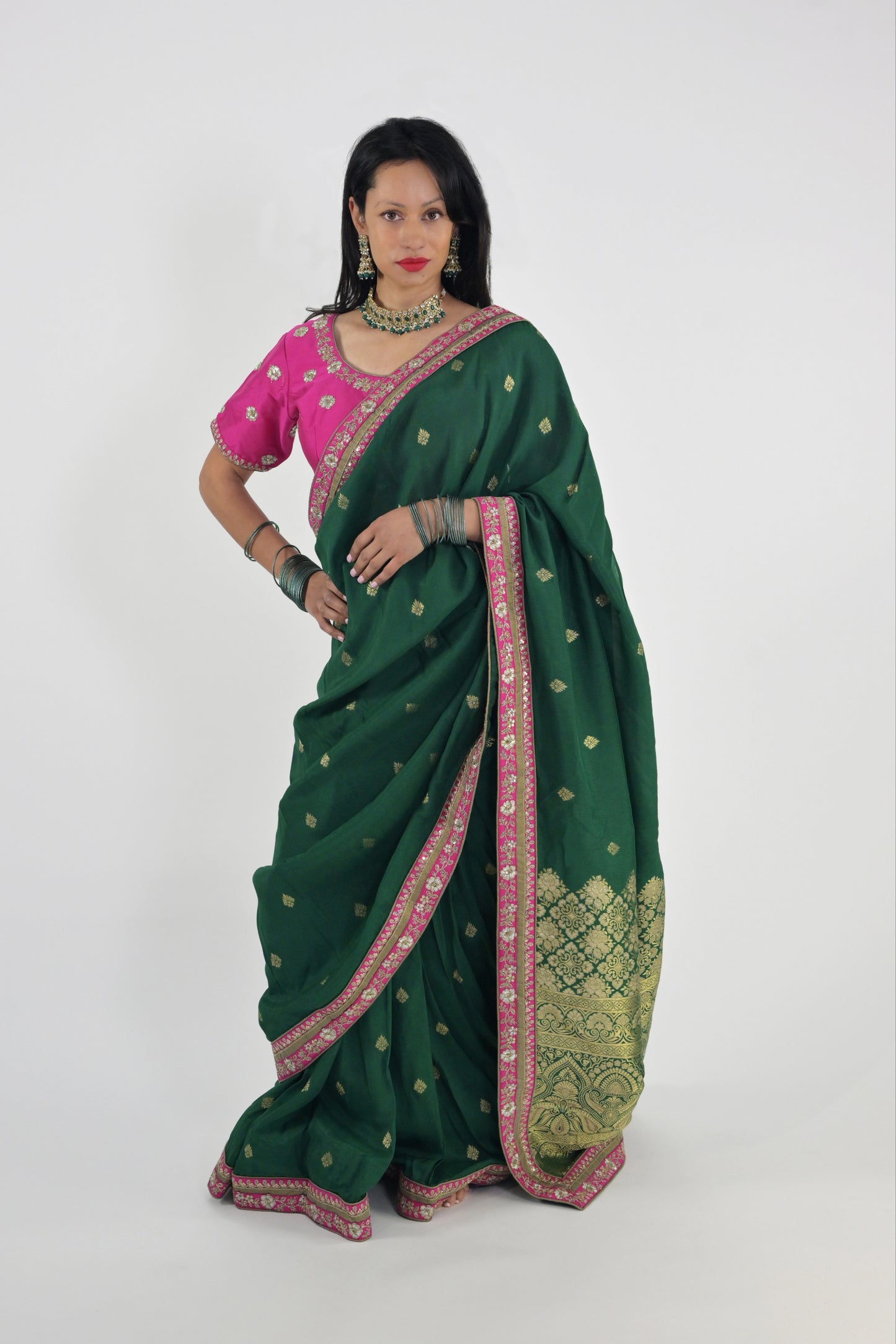 Forest Empress with Blush Blouse