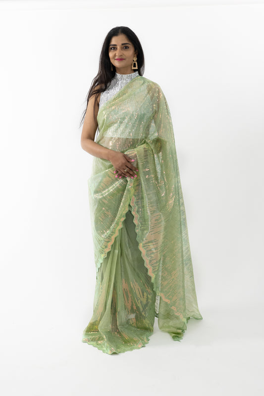 Ideal for weddings, receptions, and festive gatherings, this saree can be paired with elegant jewellery to complete your poised and sophisticated appearance