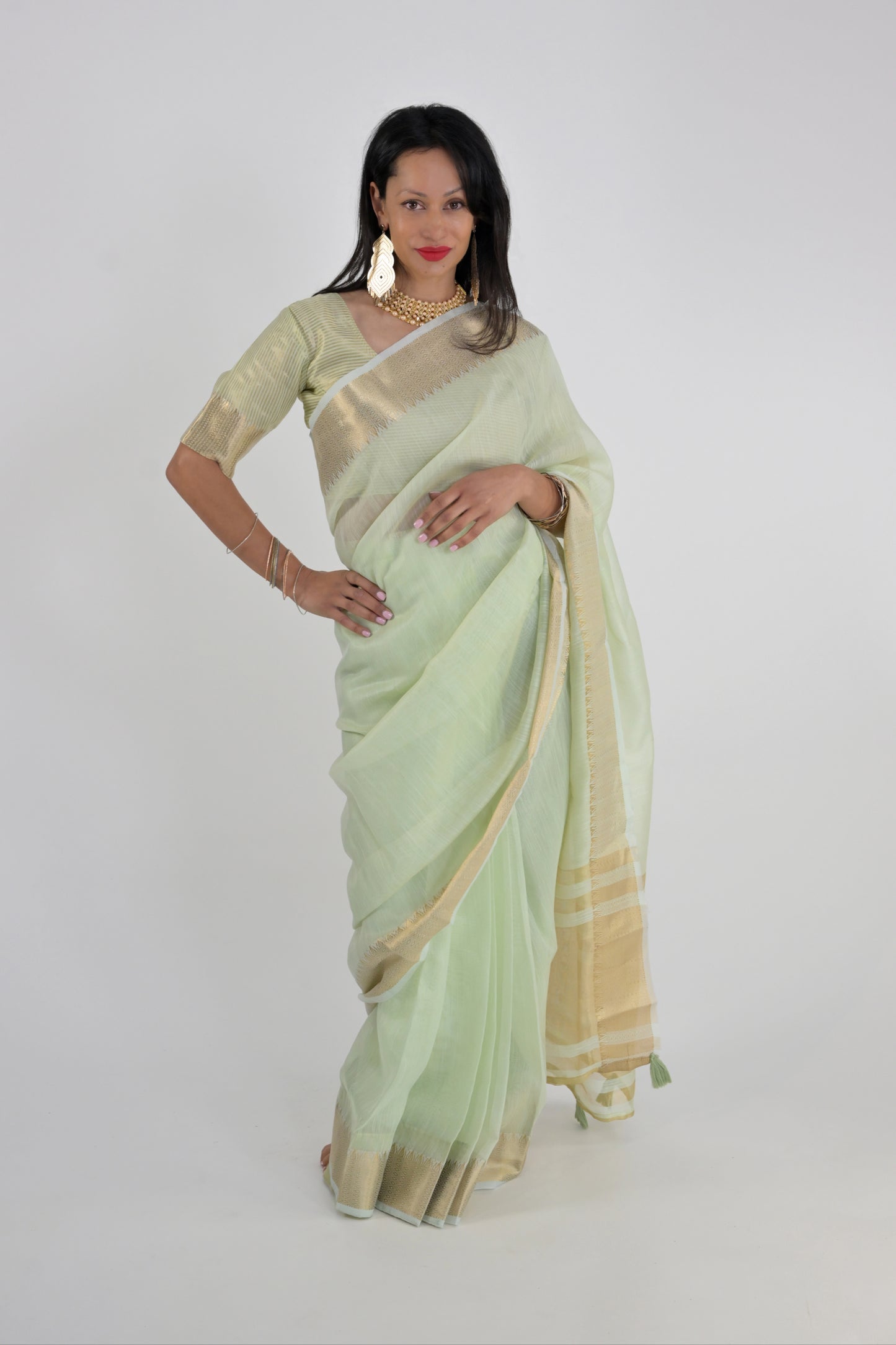 Prague Serene Mint Cotton